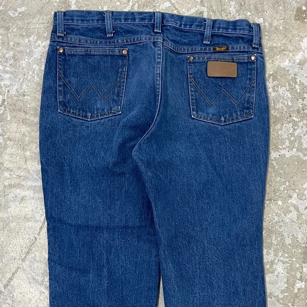Vintage Wrangler Jeans 36x30 Blue Pants Slim 936 Cowboy Western Denim Work‎ C283